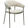 Reboot Stol Simply Beige, Antique Brass