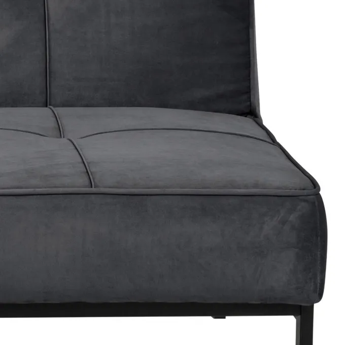 Reese Bäddsoffa Vic tyg Mörkgrå