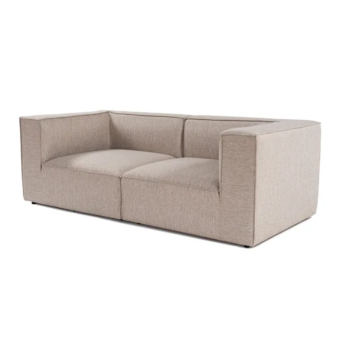 Reykjavik 2 (95 x 190 x 65 cm) 2-sitssoffa Sandbeige