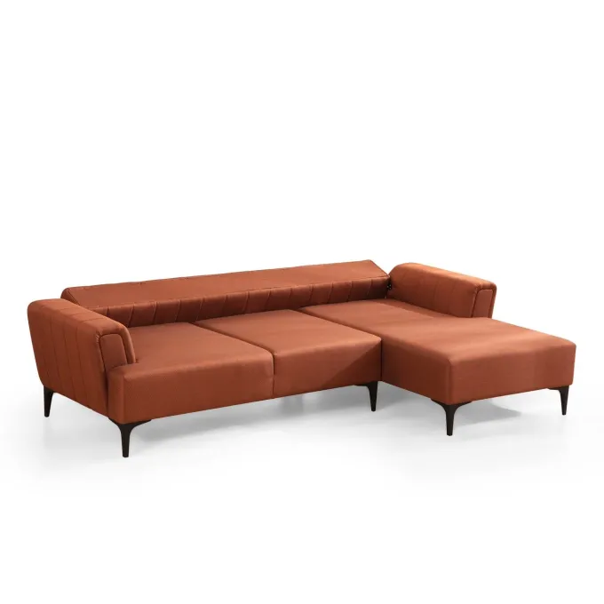 Reykjavik (270 x 95 x 77 cm) Hörnsoffa-bäddsoffa Höger