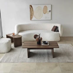 Reykjavik (82 x 40 x 33 cm) Soffbordsset Brons valnöt