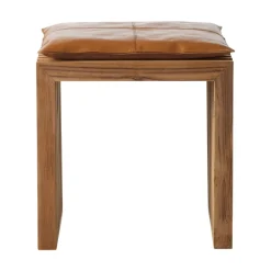 Rib Set Pall Teak, Ljusbrun Sittdyna