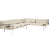 Rio 4 personer Loungesoffa Sand dynor/Sandy Grey Aluminium