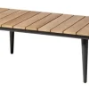 Rio Antracit/Teak Loungebord 60x120 cm