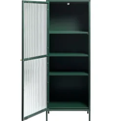 Riviera Vitrinskåp 160 cm Grön