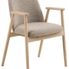 Rochefort Karmstol Vitpigmenterad Ek/Beige
