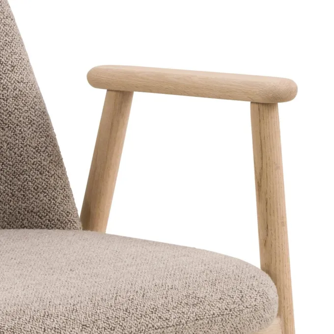 Rochefort Karmstol Vitpigmenterad Ek/Beige
