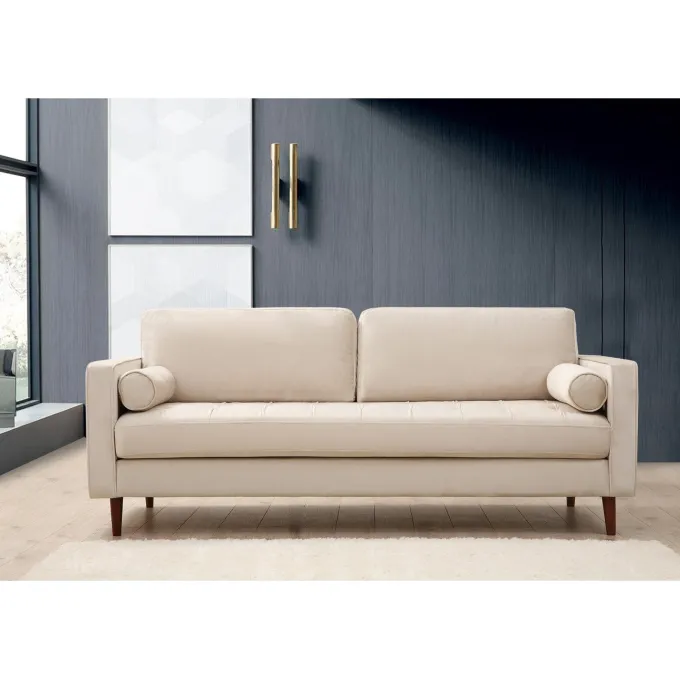 Rom (215 x 90 x 70 cm) 3-sitssoffa Beige