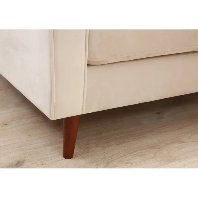 Rom (215 x 90 x 70 cm) 3-sitssoffa Beige