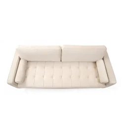 Rom (215 x 90 x 70 cm) 3-sitssoffa Beige