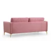 Rom (215 x 90 x 70 cm) 3-sitssoffa Dammig rosa