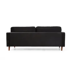 Rom (215 x 90 x 70 cm) 3-sitssoffa Svart ek