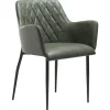 Rombo Stol Vintage Green Art.Leather