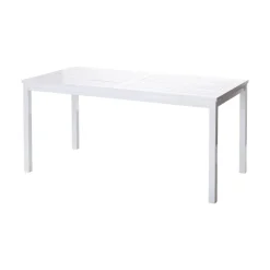 Rosenborg 165x80 cm Trädgårdsbord Vit