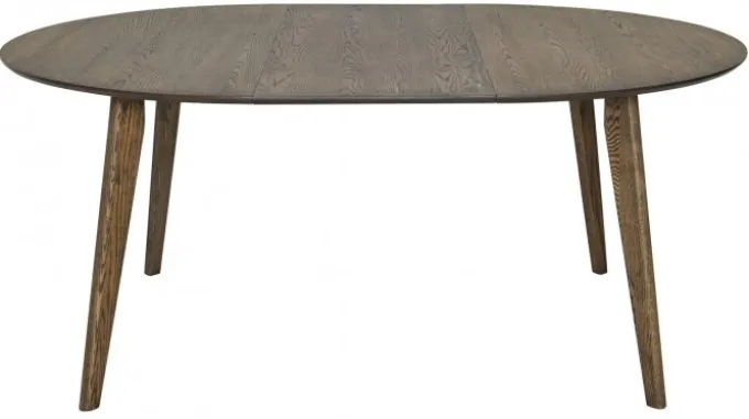 Sagene Matbord 130 cm Mörkbrun Ek
