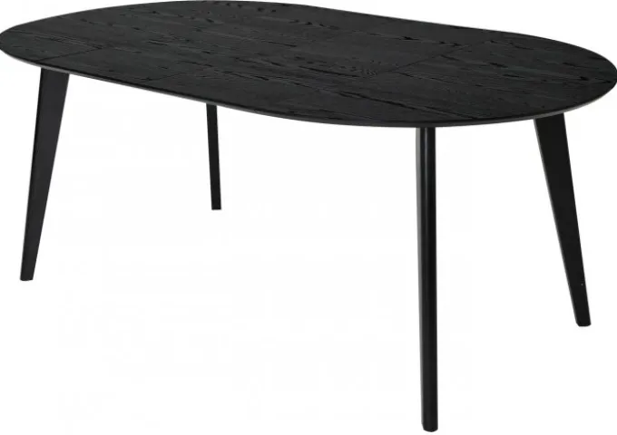 Sagene Matbord 130 cm Svart Ek