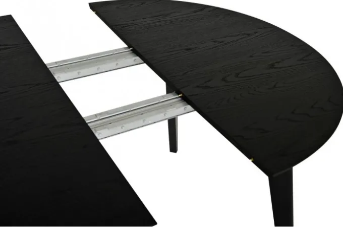 Sagene Matbord 130 cm Svart Ek