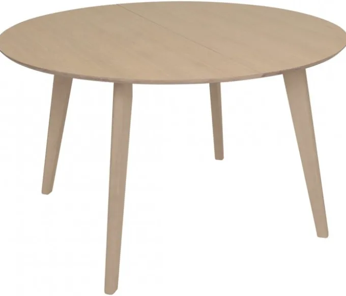 Sagene Matbord 110 cm Vitpigmenterad Ek REA
