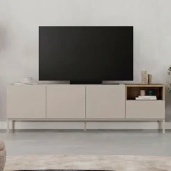 Salvador 180 (180 x 55 x 41,8 cm) TV-bänk Sandsten naturlig ek