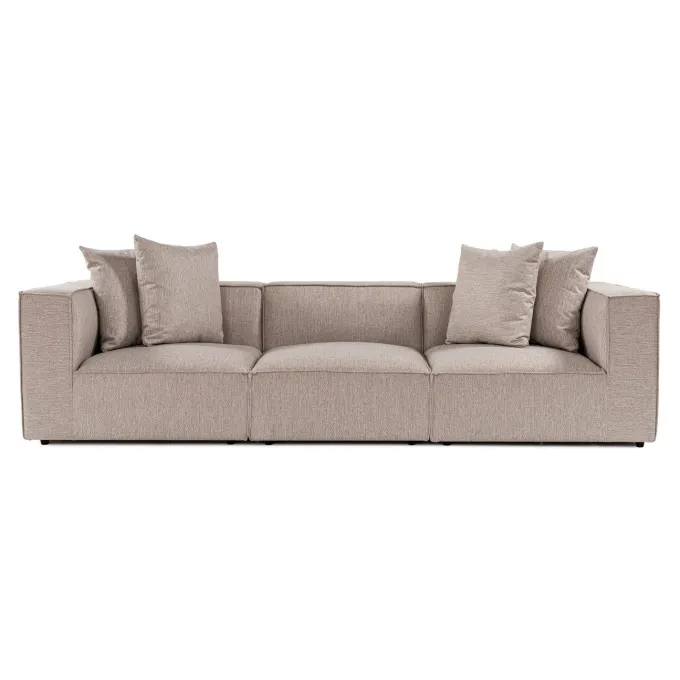Samarkand 3 (270 x 65 x 95 cm) 3-sitssoffa Sandbeige