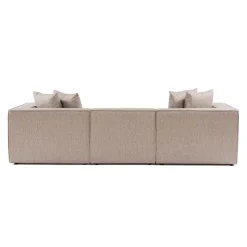 Samarkand 3 (270 x 65 x 95 cm) 3-sitssoffa Sandbeige