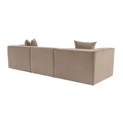 Samarkand 3 (270 x 65 x 95 cm) 3-sitssoffa Cappuccino