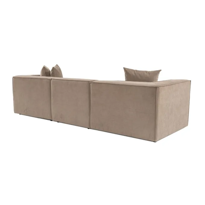 Samarkand 3 (270 x 65 x 95 cm) 3-sitssoffa Cappuccino