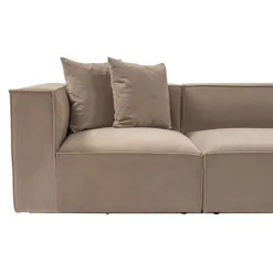 Samarkand 3 (270 x 65 x 95 cm) 3-sitssoffa Cappuccino