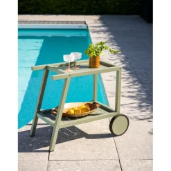 Samvaro Serveringsvagn Dusty Green