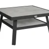 Samvaro Soffbord Antracit/Antracit 90x90 cm