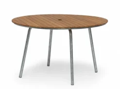 Sandhamn Utebord Ø120 cm Teak