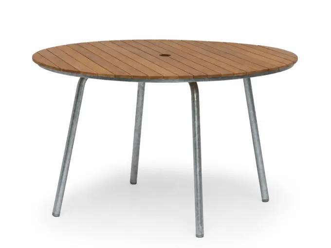 Sandhamn Utebord Ø120 cm Teak