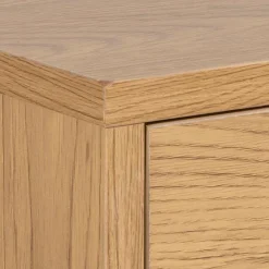 Sandnes Sängbord 24x50x35 cm Vild Ek