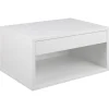 Sandnes Sängbord 24x50x35 cm Vit