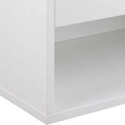 Sandnes Sängbord 24x50x35 cm Vit