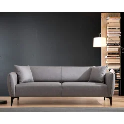 Santiago (220 x 67 x 95 cm) 3-sitssoffa Grå