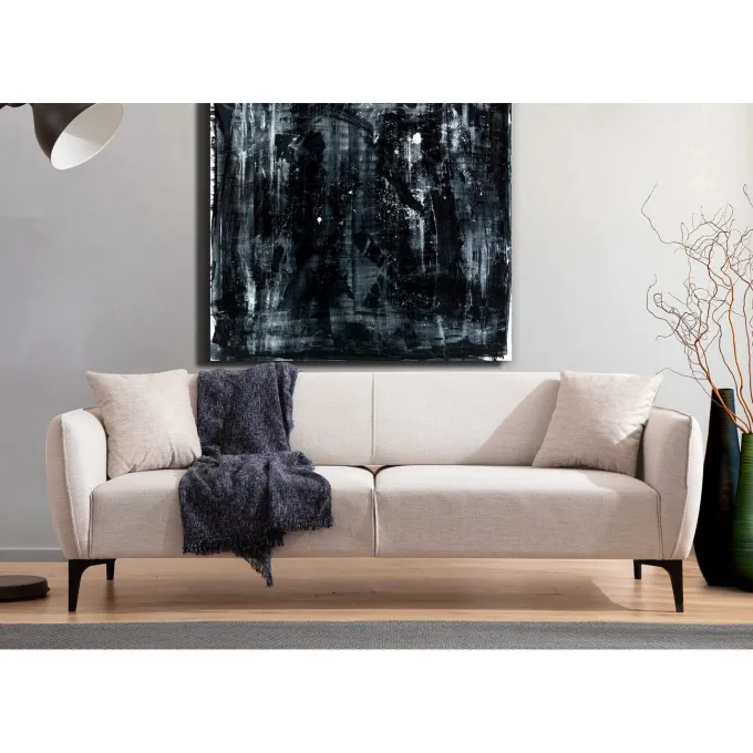 Santiago (220 x 67 x 95 cm) 3-sitssoffa Offwhite