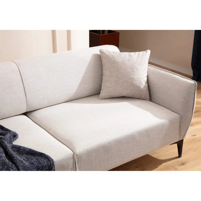 Santiago (220 x 67 x 95 cm) 3-sitssoffa Offwhite