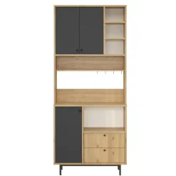 Sapporo Wide Hylla Ek antracit