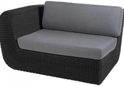 Savannah 2-Sits Modul Höger Svart