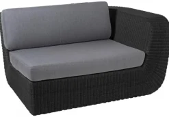 Savannah 2-Sits Modul Vänster Svart