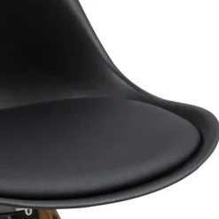 Sento Matstol PU BK Svart/Ek