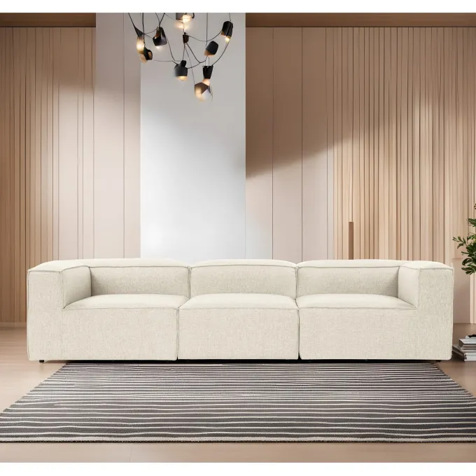 Sevilla 3 (297 x 66 x 105 cm) 3-sitssoffa Ecru