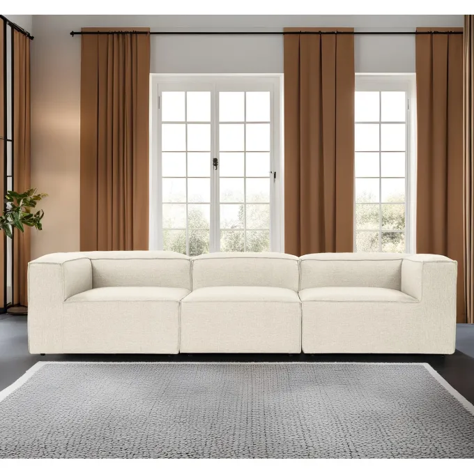 Sevilla 3 (297 x 66 x 105 cm) 3-sitssoffa Ecru