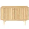 Sideboard Nr.421 2st Trädörrar 126x80 cm Oljad Ek