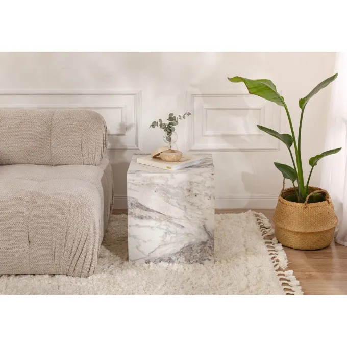 Sidobord serie 1 (45 x 50 x 45 cm) Sidobord Freesia Marble