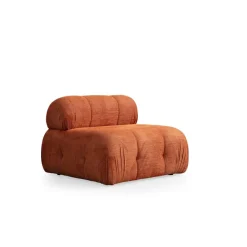 Siena 3 (290 x 95 x 75 cm) 3-sitssoffa Orange