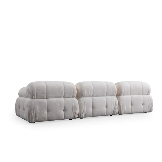 Siena 3 (290 x 95 x 75 cm) 3-sitssoffa Vit