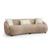 Siena (230 x 75 x 94 cm) Cappuccino 3-sitssoffa