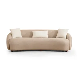 Siena (230 x 75 x 94 cm) Cappuccino 3-sitssoffa